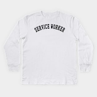 Service Worker Kids Long Sleeve T-Shirt